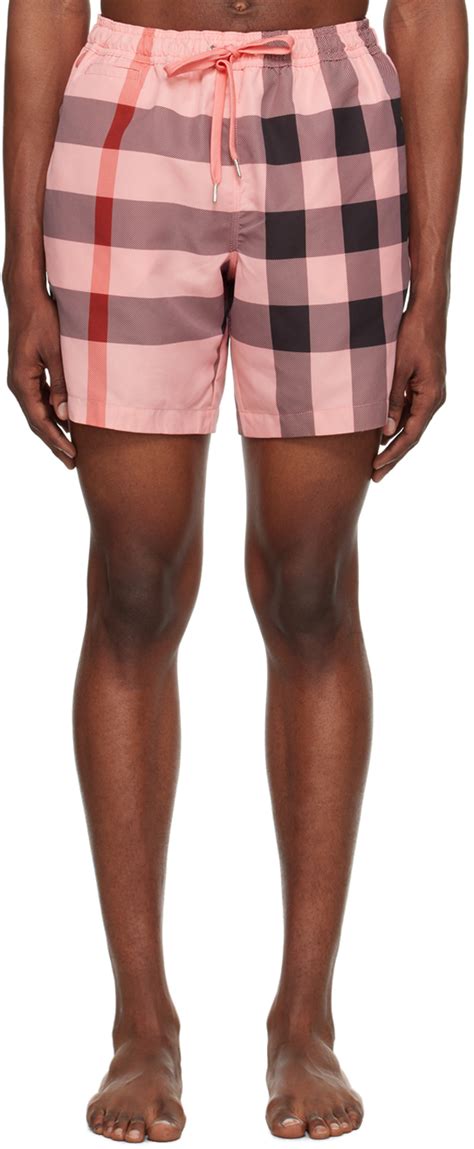 burberry seim trunks|burberry checked swim shorts.